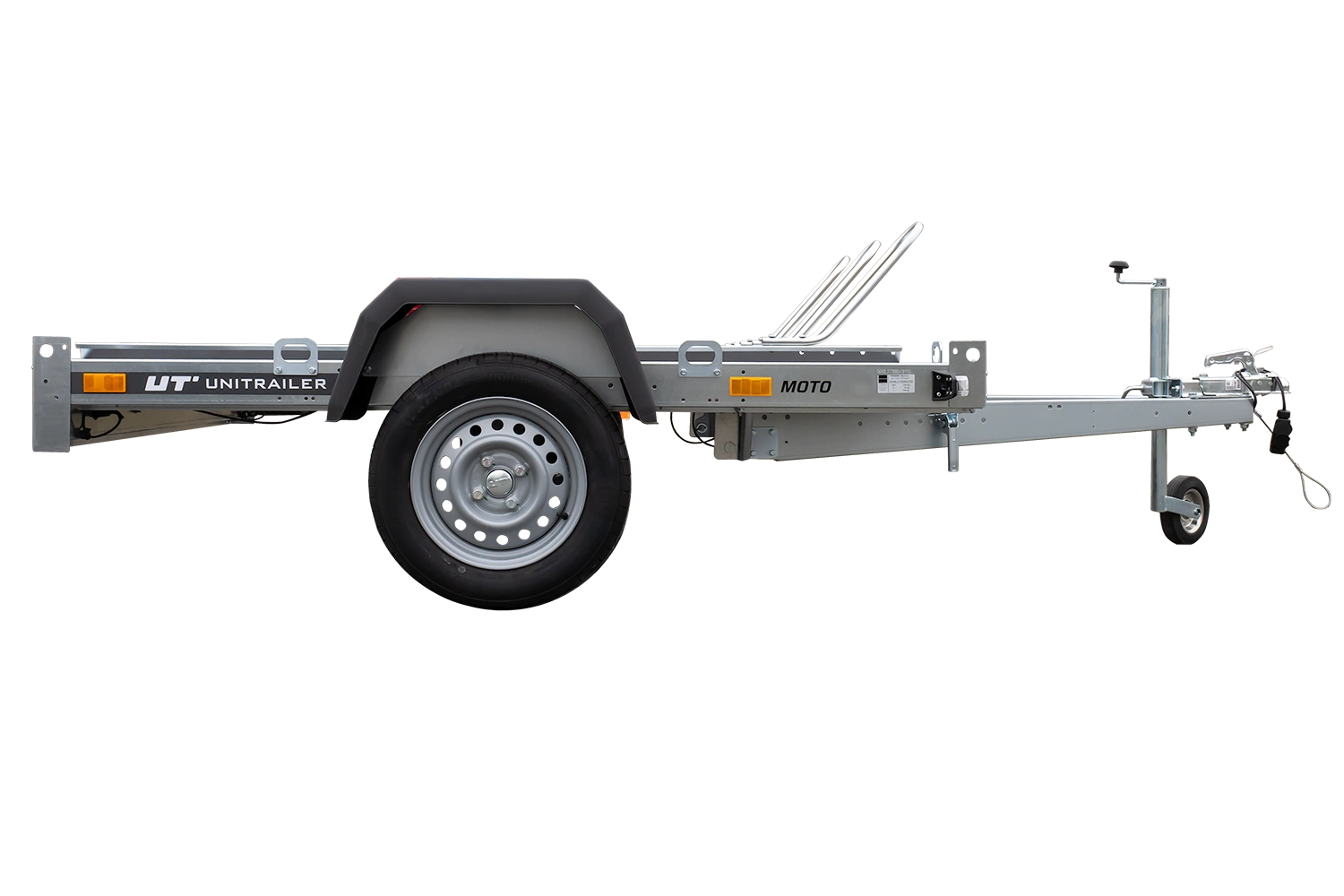 Przyczepa motocyklowa Unitrailer MOTO 3 na 3 motocykle – wynajem Wrocław Rent2Ride – miniatura 3